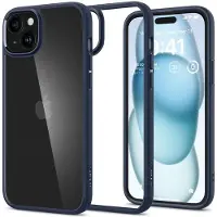 Spigen iPhone 15 Kuori Ultra Hybrid Navy Blue