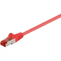Pro CAT 6 patch cable S/FTP (PiMF) Punainen - Punainen - 1 meter