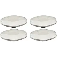Serax Plate Ribbed M Inku By Sergio Herman Set/4 - Cream - Ø 13.9 CM