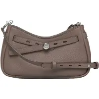 Tory Burch Romy Zip Top Crossbody - Grey - ONE SIZE
