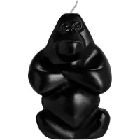 Kosta Boda - Gabba Gabba Kynttilä 11,5 cm Musta