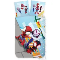 Licens Bed Linen Senior Spidey 5460 - 140X200, 60X63 Cm - Multi/patterned - 140X200.60X63CM