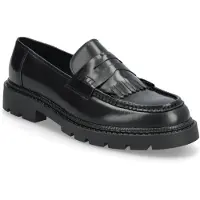 Bianco Biajeff Fringe Loafer Polido - Black - 46
