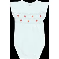 Hust&Claire Britt Vauva Body White 92 cm Valkoinen 92 cm Tytöt