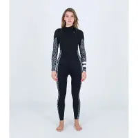 Hurley Plus Printed 3/2 Mm Naisten Pitkähihainen Neopreenipuku Vetoketjulla Rinnassa