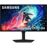 Samsung G61SH, 68,6 cm (27"), 2560 x 1440 pikseliä, Quad HD, OLED, 0,03 ms, Musta (LS27HG612SUXEN)