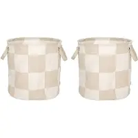 OYOY Chess säilytyskorit medium 2-pack Clay-offwhite