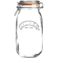 Kilner pyöreä purkki salpalla Kirkas, 3 l