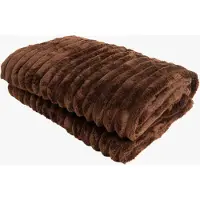 KMCarpets Stripe Viltti 130x170, Ruskea