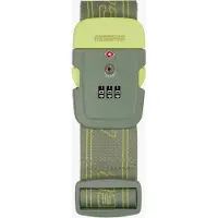 American Tourister TSA Matkalaukkuhihna, Olive/Lime