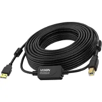 Vision - USB cable - USB to USB Type B - 10 m