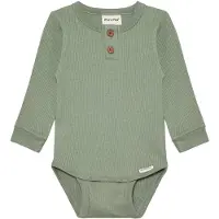 Minymo Body Ls Rib - Green - 62
