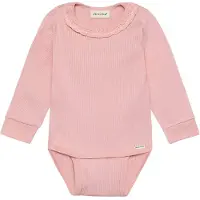 Minymo Body p/h - Joustinneule - Hopea Vaaleanpunainen - - 74 - Bodyt P/H