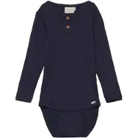 Minymo Body Ls Rib - Navy - 68