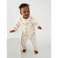 Minymo Pants Aop - Cream - 56