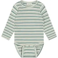 Minymo Body Ls Y/D Rib - Green - 68
