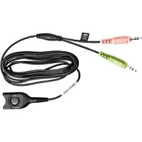 Epos CEDPC 1 STANDARD BOTTOM CABLE, ED TO DUAL 3.5MM (1000858)