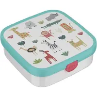 Mepal Madkasse Bento Campus Animal Friends - White - 18X18X6.2CM