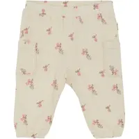 Minymo Pants Aop - Cream - 86
