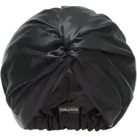 Dore & Rose Premium Silk Bonnet Black