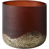 Muubs - Lana Maljakko 14 cm Ruskea/Kulta