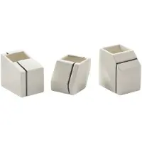 Serax Vase Mini Orange Silos Set/3 - White - ONE SIZE