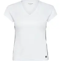 Björn Borg Ace V-Neck T-Shirt - White - XS