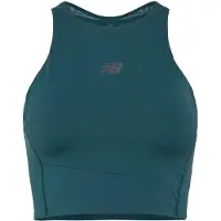 New Balance Rc Elite Storage Crop Tank - Green - L
