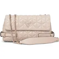 GUESS Paisleigh Cnvrtble Xbody Flap - Beige - ONE SIZE