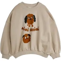Mini Rodini Doggies Huppari Grey Grey 128/134 cm Beige 128/134 cm Pojat