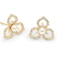 LILY AND ROSE Elise Earrings Ivory pearl gold