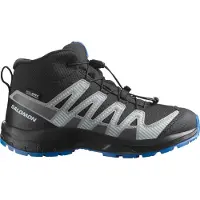 Salomon Junior's XA Pro V8 Mid Waterproof Black/monument/french Blue Retkeilykengät 33