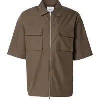 Lindbergh miesten lyhythihainen overshirt-paita