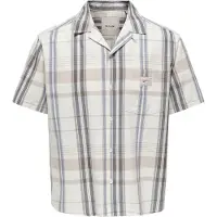 Only & Sons Onsebert Rlx Resort Ss Shirt Ww - Cream - M