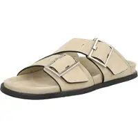 ALOHAS Alba Suede Leather Sandals - Beige - 36