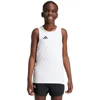 Adidas Team Singlet Sleeveless T-shirt Valkoinen 7-8 Years Poika