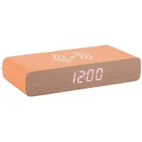 Karlsson Alarm Clock Retro Flat Led Mouse Grey - Orange - W3CM