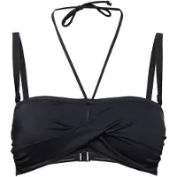 WiKi Bandeau Bikini Top - Black - F x 85