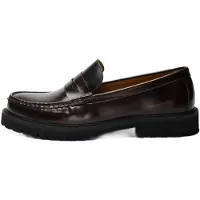 Selected Slmhugo Leather Penny Loafer Noos - Brown - 42