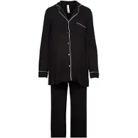 Lindex Maternity Soft Piping Pj Jerse - Black - XL