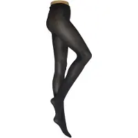 Wolford Cotton Rib Tights - Black - L