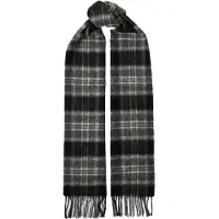 Selected Slmtope Wool Check Scarf - Grey - ONE SIZE