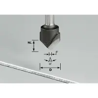 Festool V-muotoinen leikkuuterä 8/60 mm