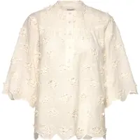 Lollys Laundry Louisell Blouse Ss - Cream - M