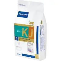 Virbac Veterinary HPM 1 Early Kidney - Joint Cat kissan kuivaruoka munuaisten toiminnan ylläpitämiseen nivelrikossa, 3 kg