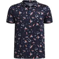 Under Armour Ua Matchplay Printed Polo - Navy - 140-152