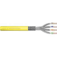 Digitus CAT 7A S-FTP INSTALLATION CABLE, 1500 MHZ CCA (EN 50575), AWG 22/1, 500 M DRUM, YELLOW (DK-1744-A-VH-5)