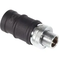 Alphacool ES quick release BLH1A PushIn Female IT with bulkhead fitting