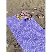 Swim Essentials Kylpypyyhe, Violetti Leopard