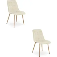 Hobby Hall 2 ruokailutuolin setti Split, 88x46x40 cm, hiekanvärinen